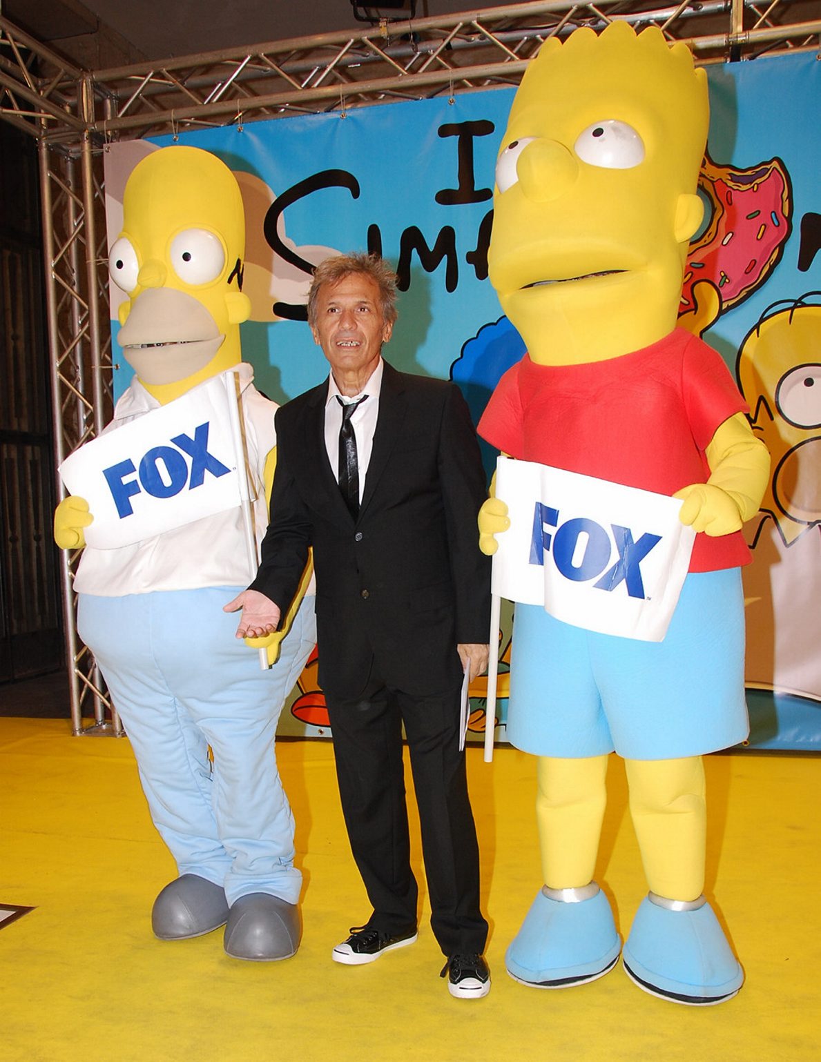 Prima cinematografica del film 'I Simpson' a Roma