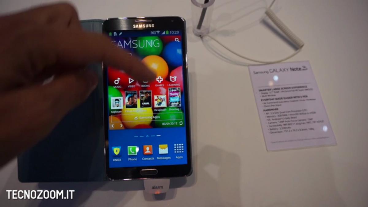 Samsung Galaxy Note 3 caratteristiche tecniche e uscita FOTO