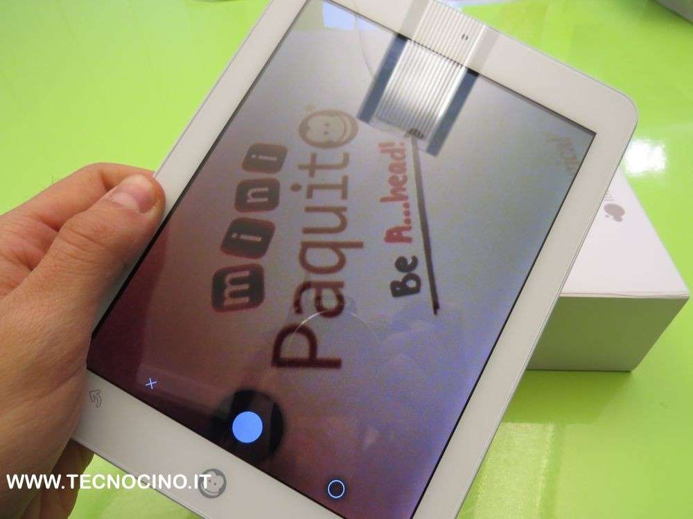 Mini Paquito fotocamera menu