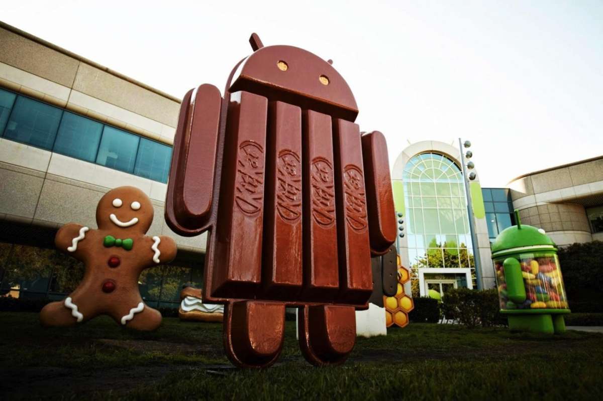 Android Kitkat di cioccolato