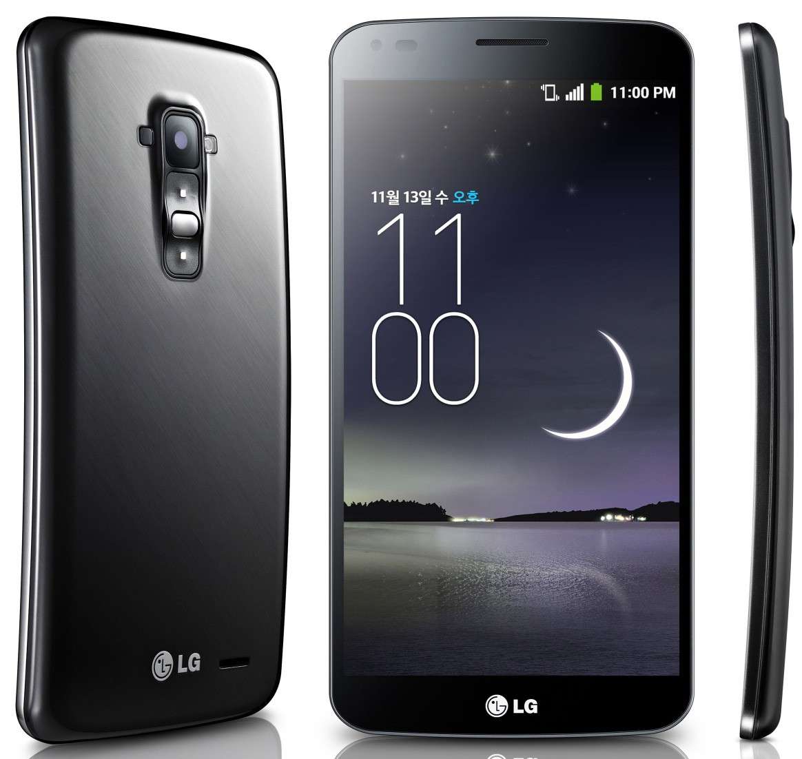 LG G Flex smartphone curvo