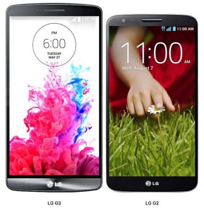 LG G3 vs LG G2