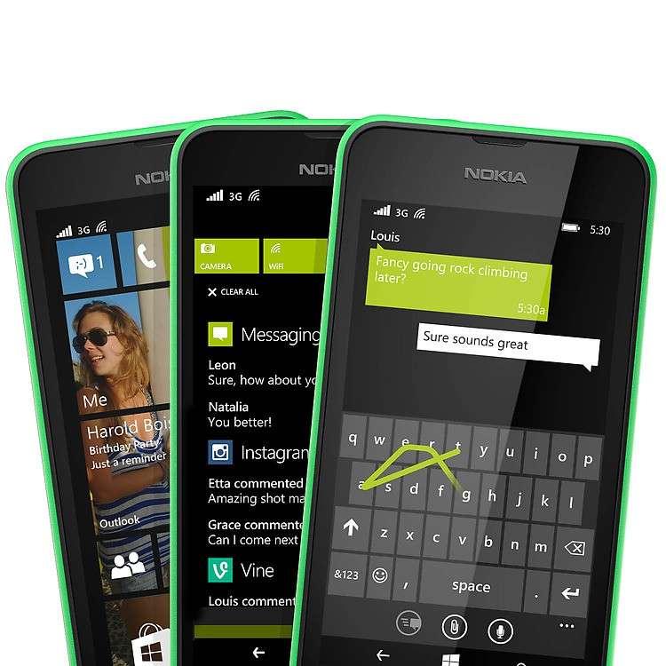 Nokia Lumia 530 messaggi