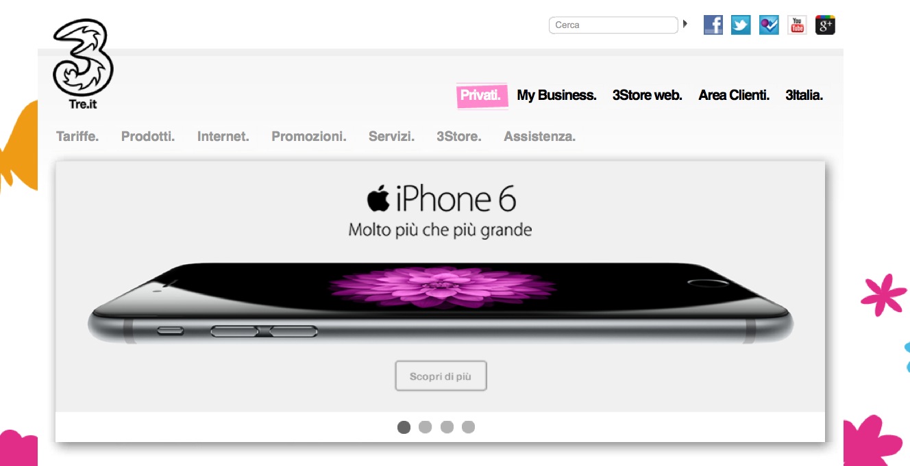 iPhone 6 e 6 Plus con 3 Italia: prezzi, promozioni e offerte - Tecnocino