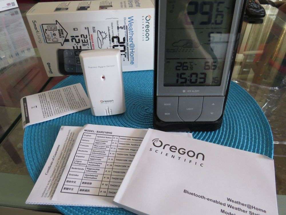 Oregon Scientific Weather@Home BAR218HG