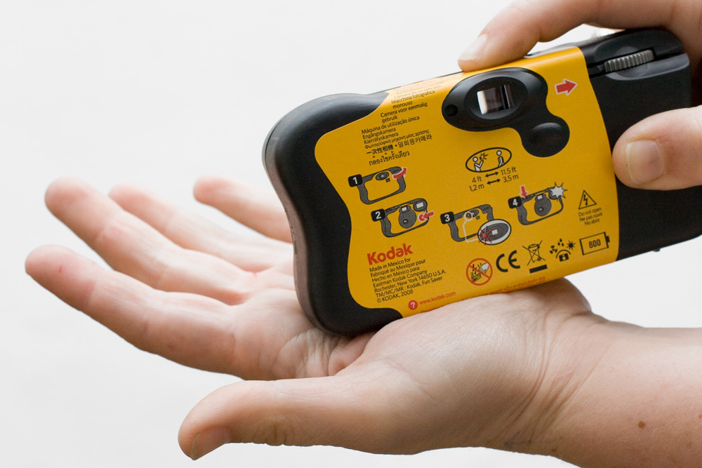 Pack Di 4 Fotocamere USA E Getta FunSaver Con Flash - Pellicola 800 ISO, 27 Esposizioni