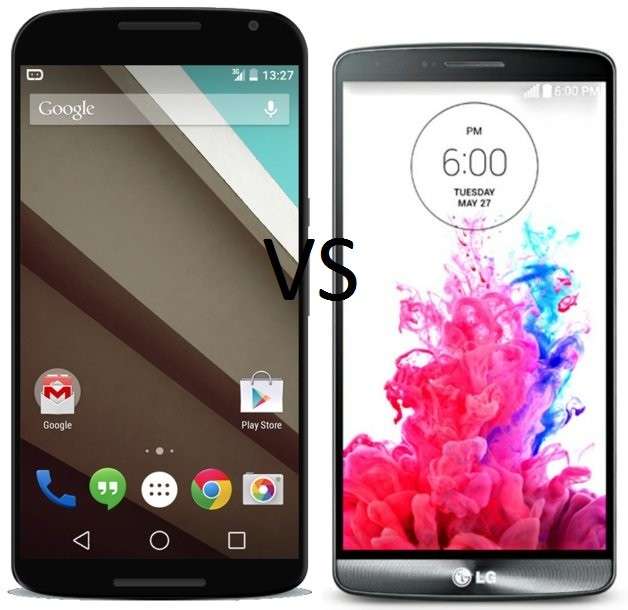 Nexus 6 vs LG G3