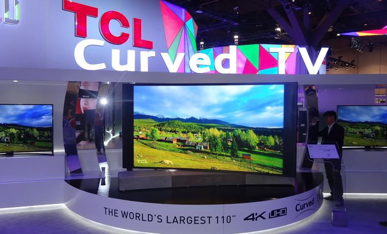 TV schermo curvo 4K TCL