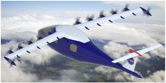nasa aereo elettrico