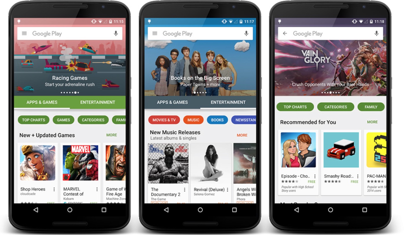 Nuovo Google Play Store