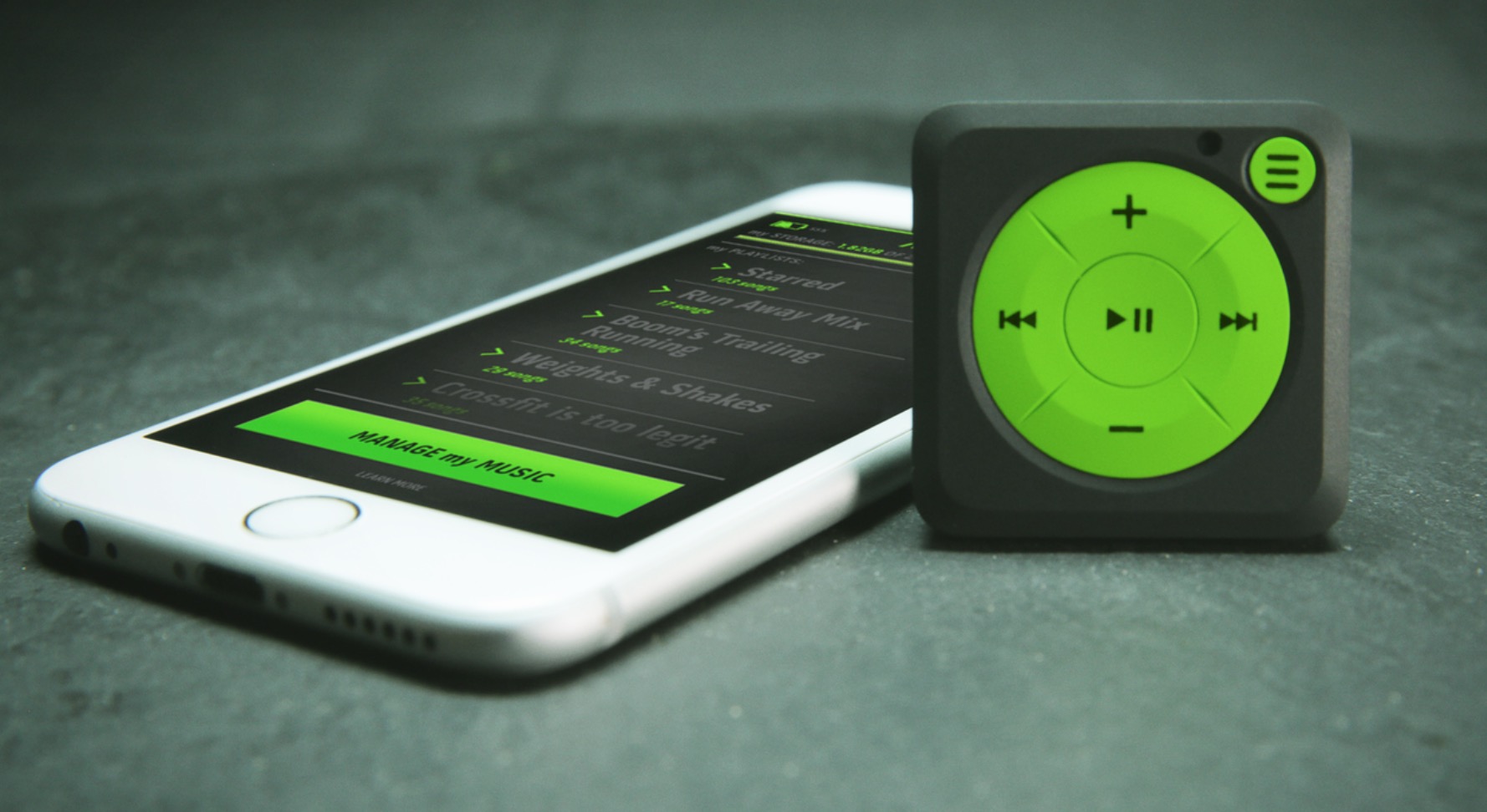 Mighty iPod shuffle per Spotify