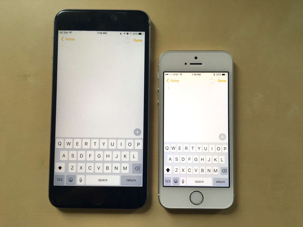 iPhone SE vs iPhone 6S Plus