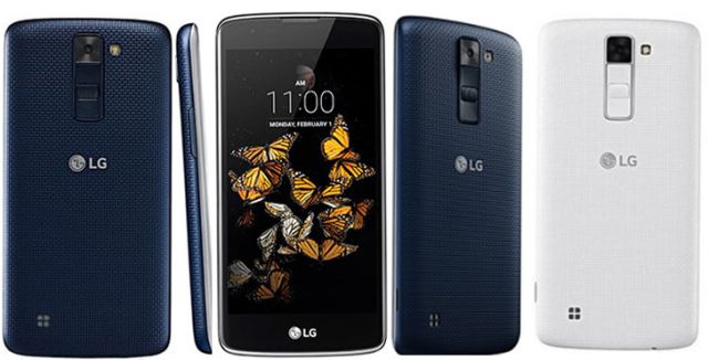 lg k8 4g blu bianco