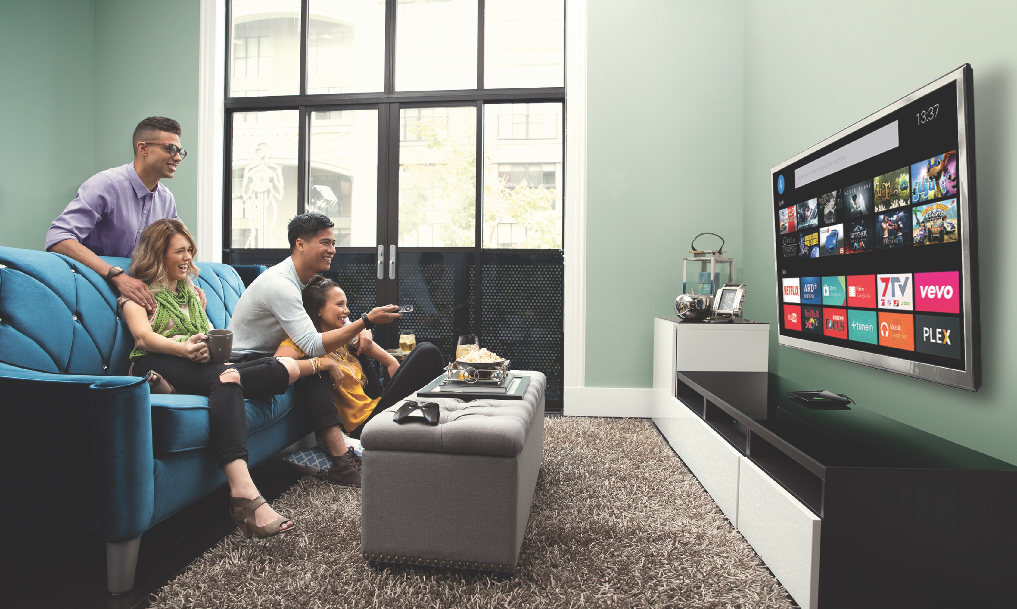 NVIDIA Shield TV in salotto