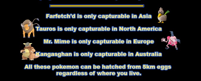 Pokemon continentali