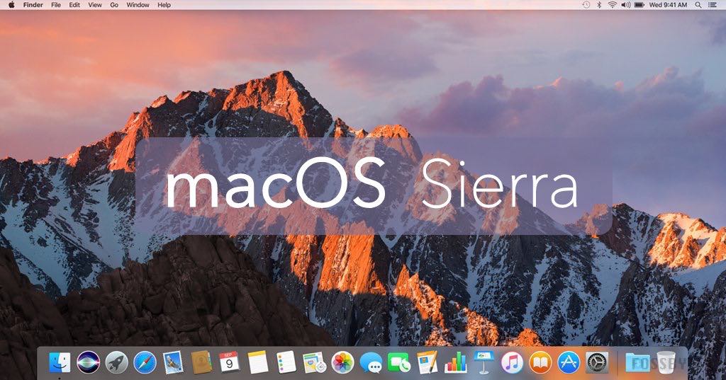 macOS Sierra download automatico