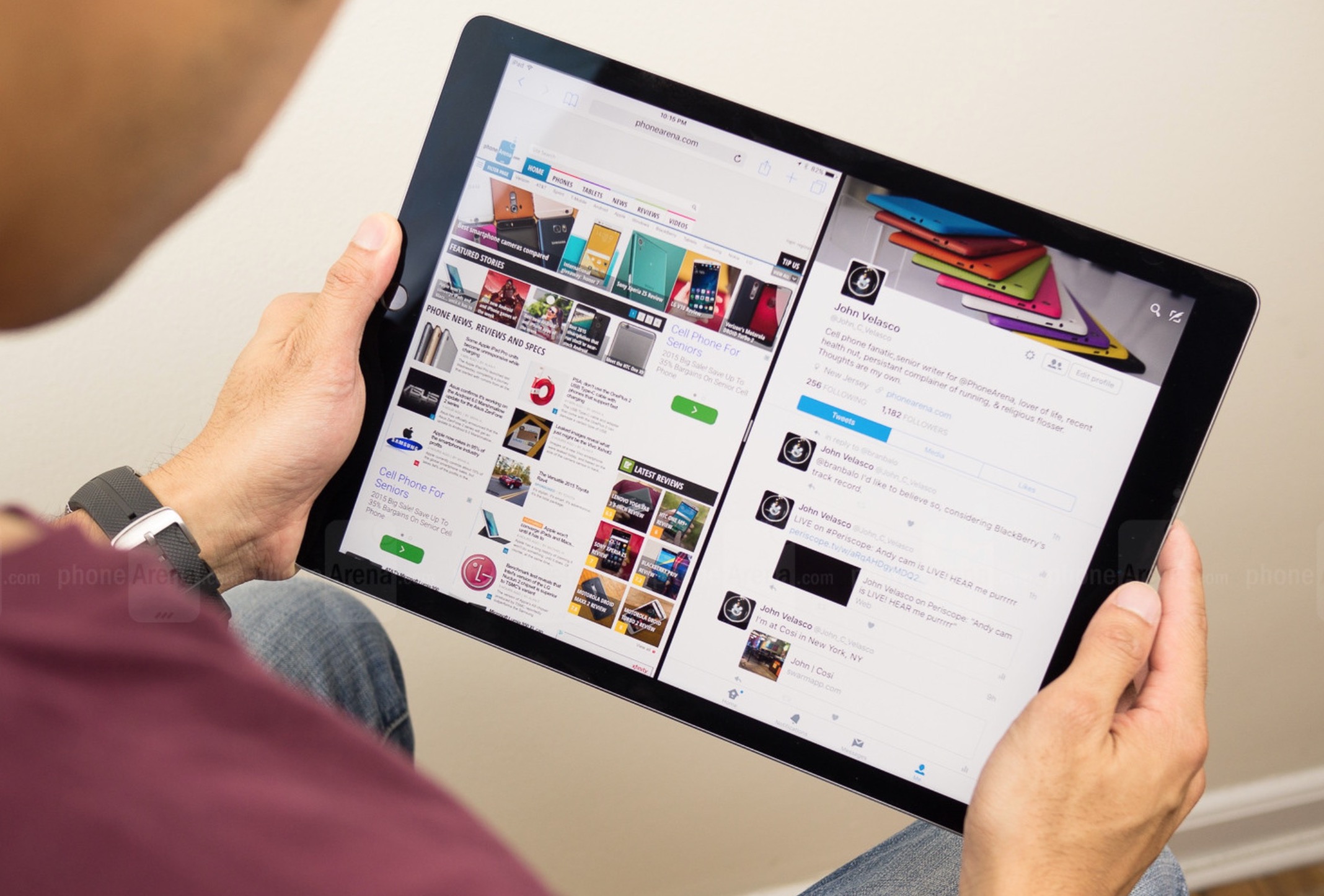 iPad edge to edge Apple tablet