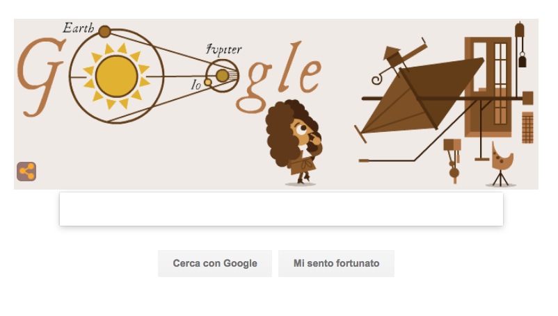 Google Doodle velocita luce