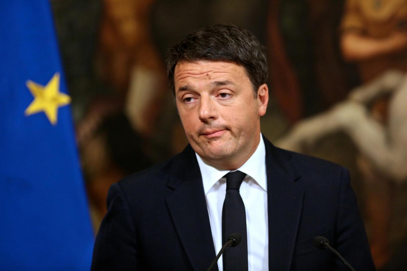 Conferenza di Renzi su risultati del referendum costituzionale