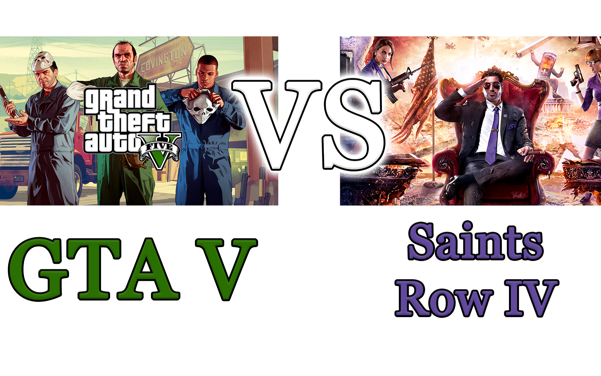 GTA V vs saints row 4