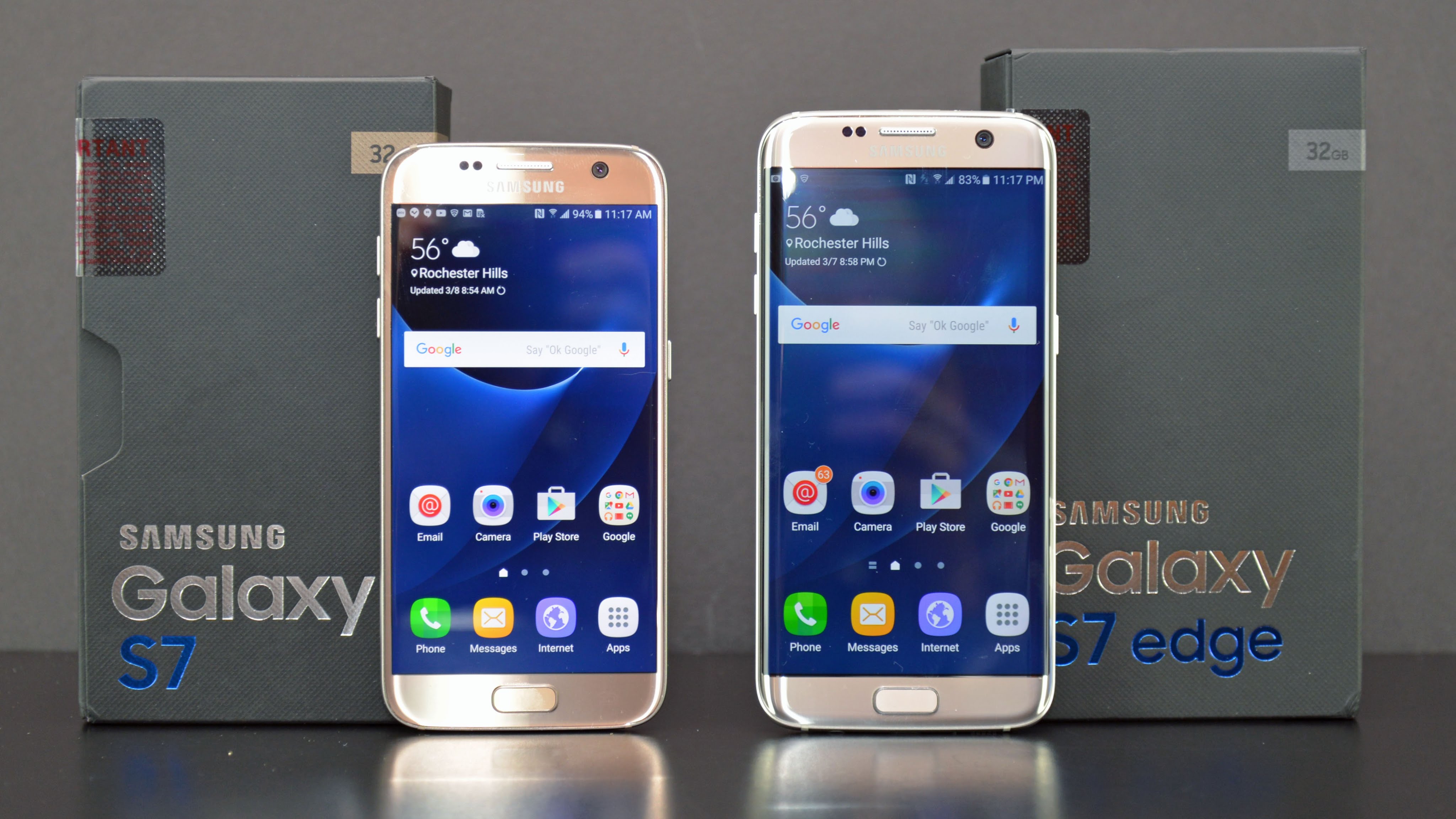 Samsung Galaxy S7 VS Samsung Galaxy S7 Edge confronto