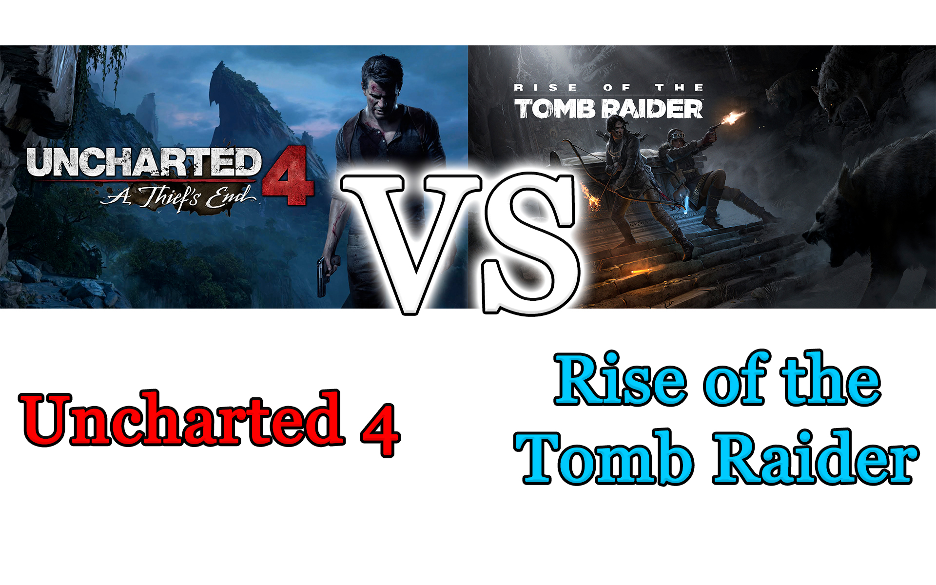 uncharted vs rise of the tomb raider