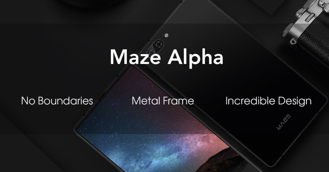 Maze Alpha smartphone senza cornici