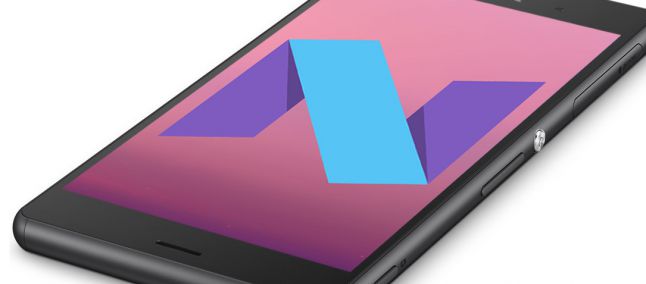 Android 7 Nougat Sony