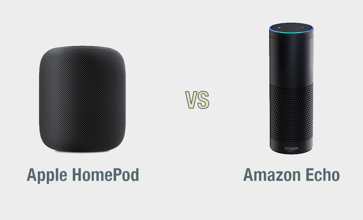 Apple HomePod vs Amazon Echo