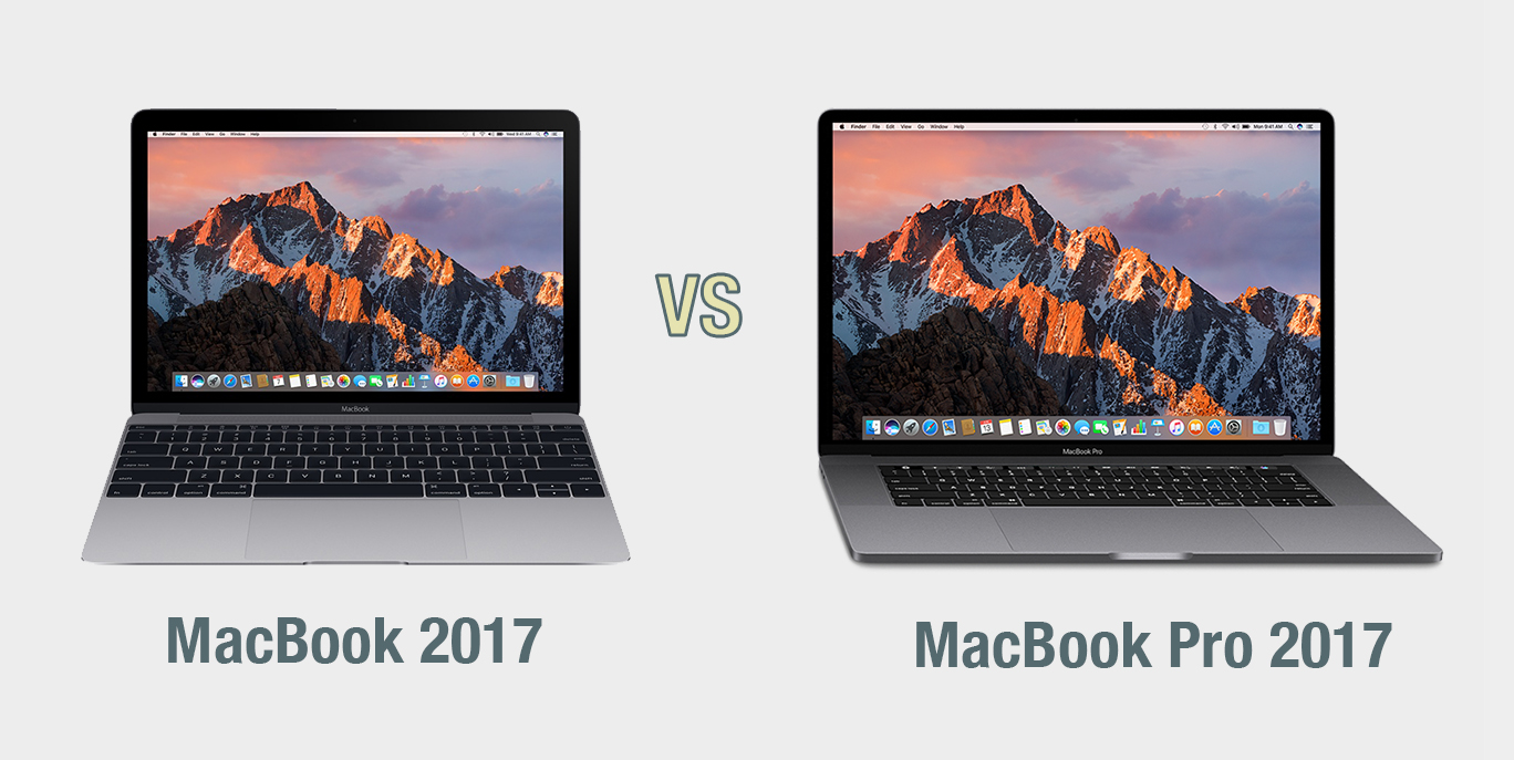 MacBook 2017 vs MacBook Pro 2017