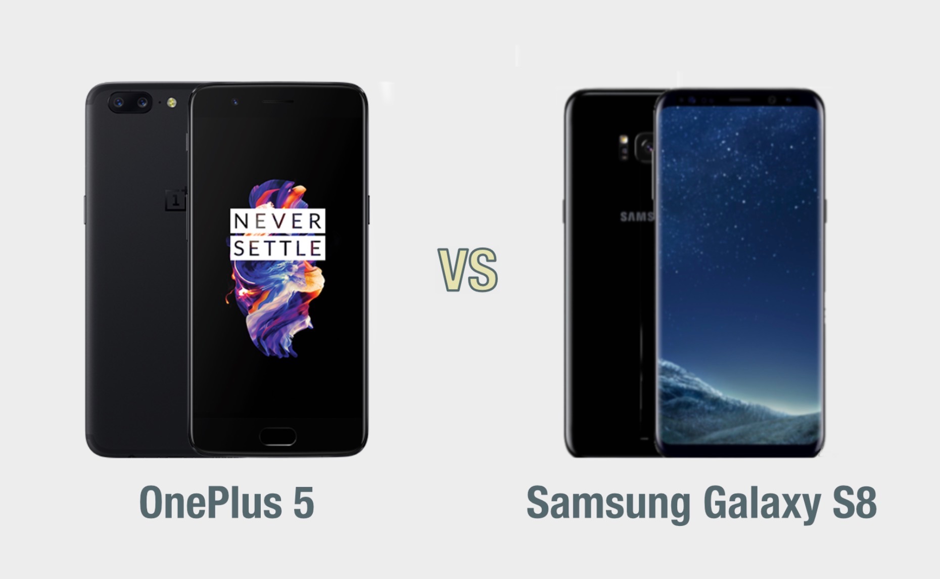 OnePlus 5 vs Samsung Galaxy S8 2
