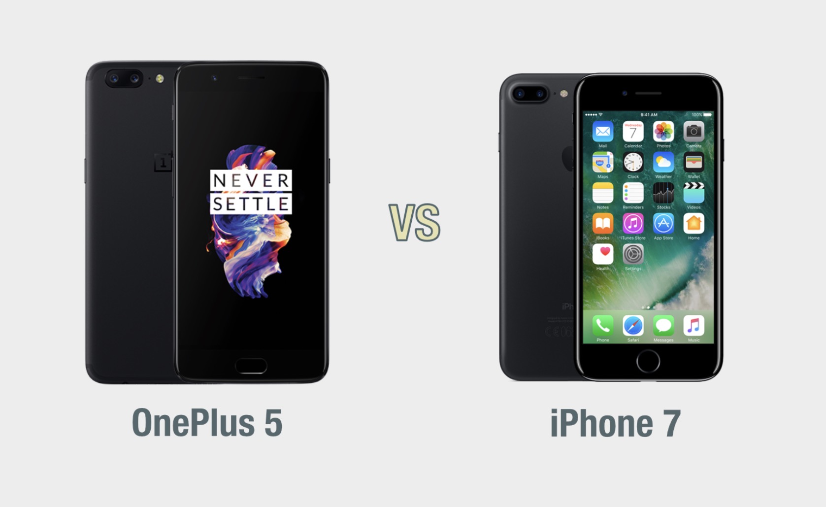 OnePlus 5 vs iPhone 7