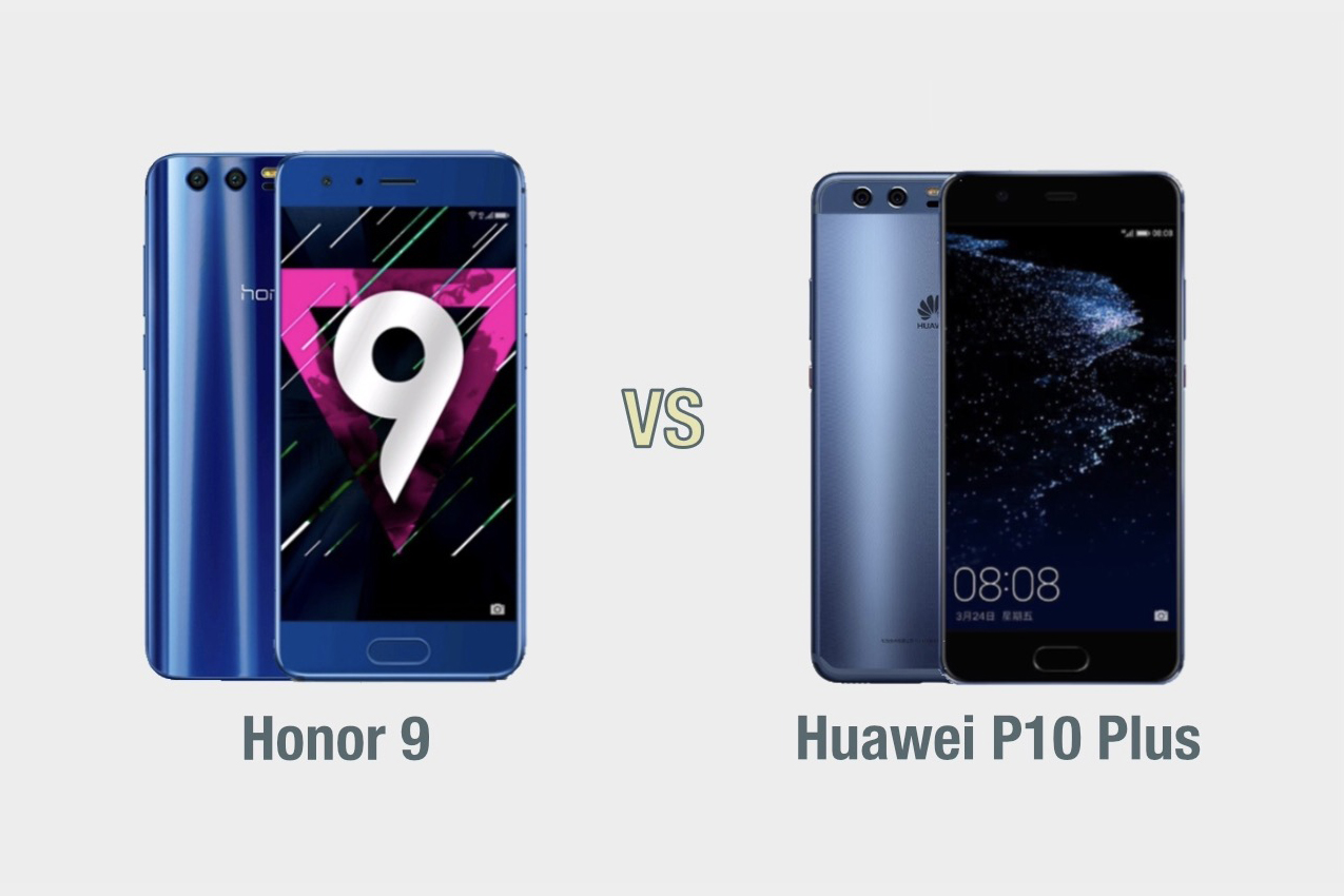 Honor 9 vs Huawei P10 Plus