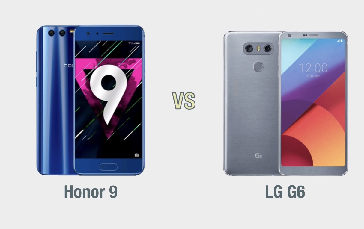 Honor 9 vs LG G6