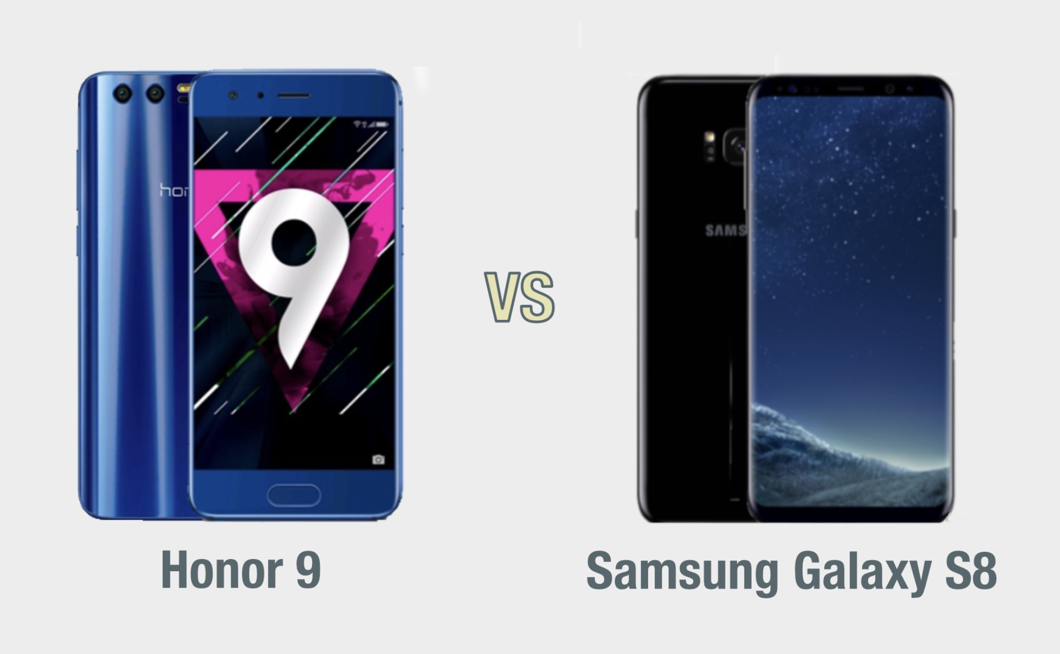 Honor 9 vs Samsung Galaxy S8