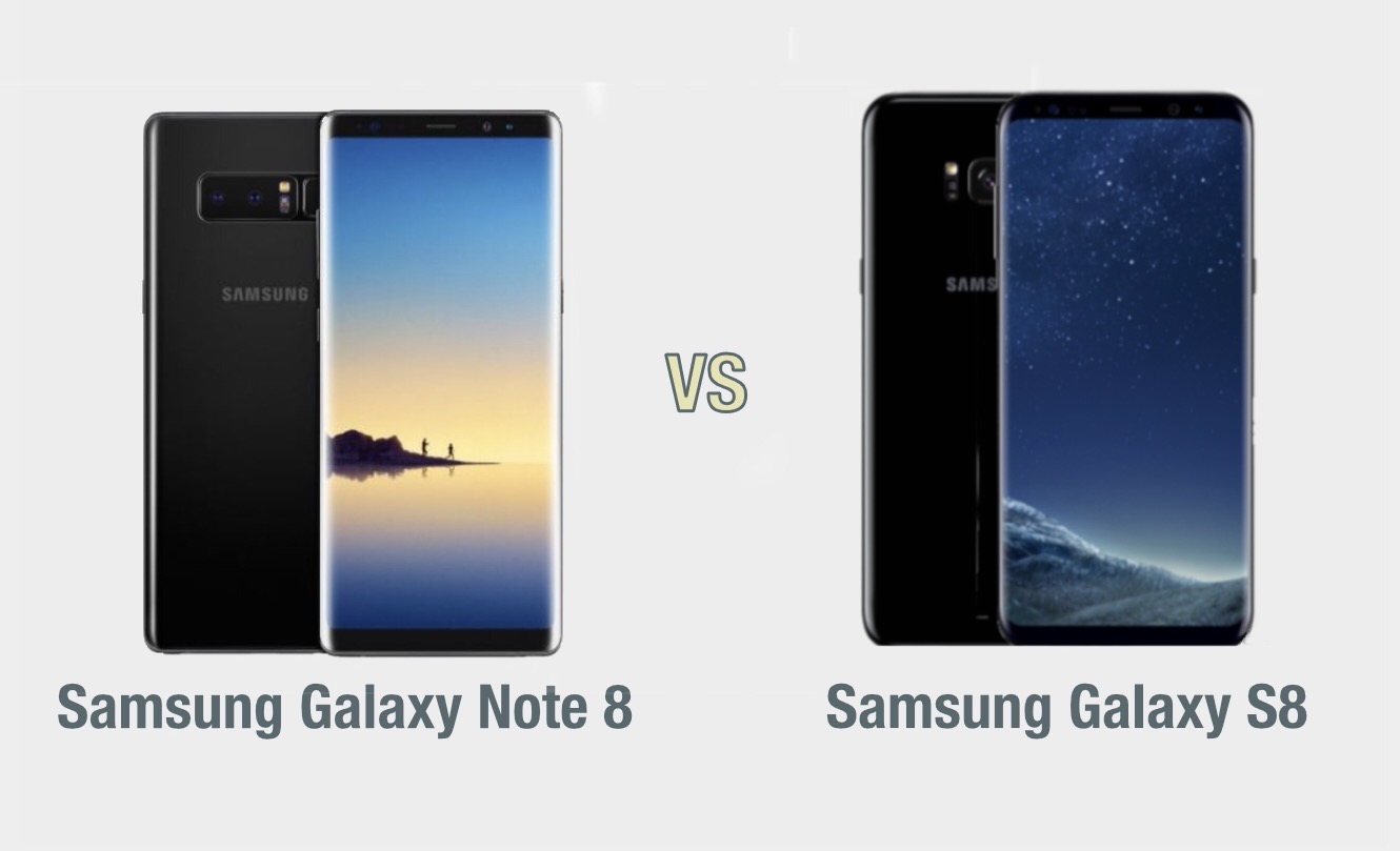 Samsung Galaxy Note 8 vs Samsung Galaxy S8