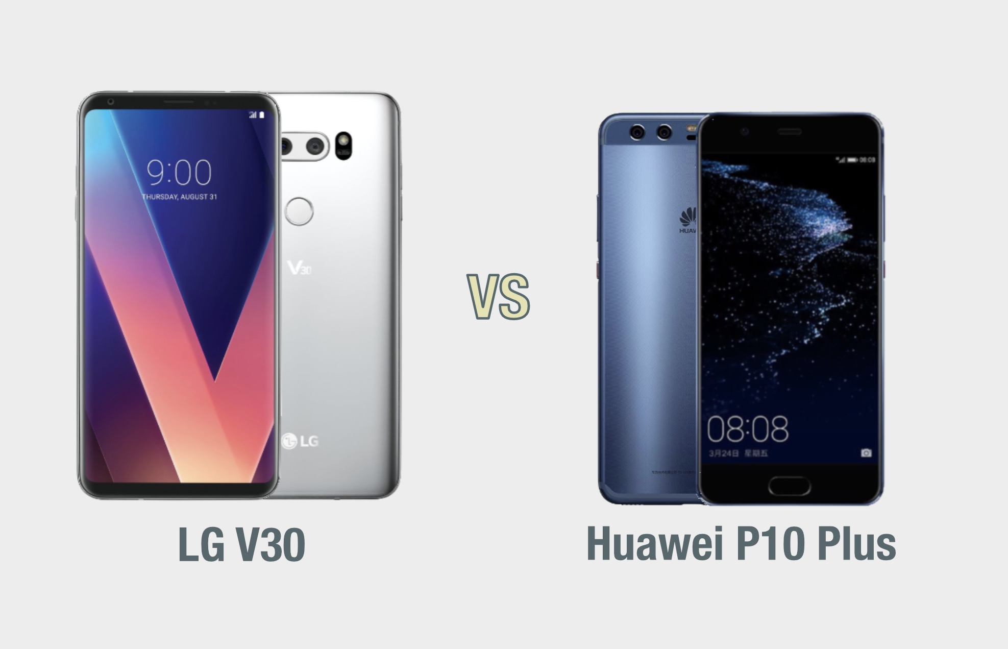 LG V30 vs Huawei P10 Plus