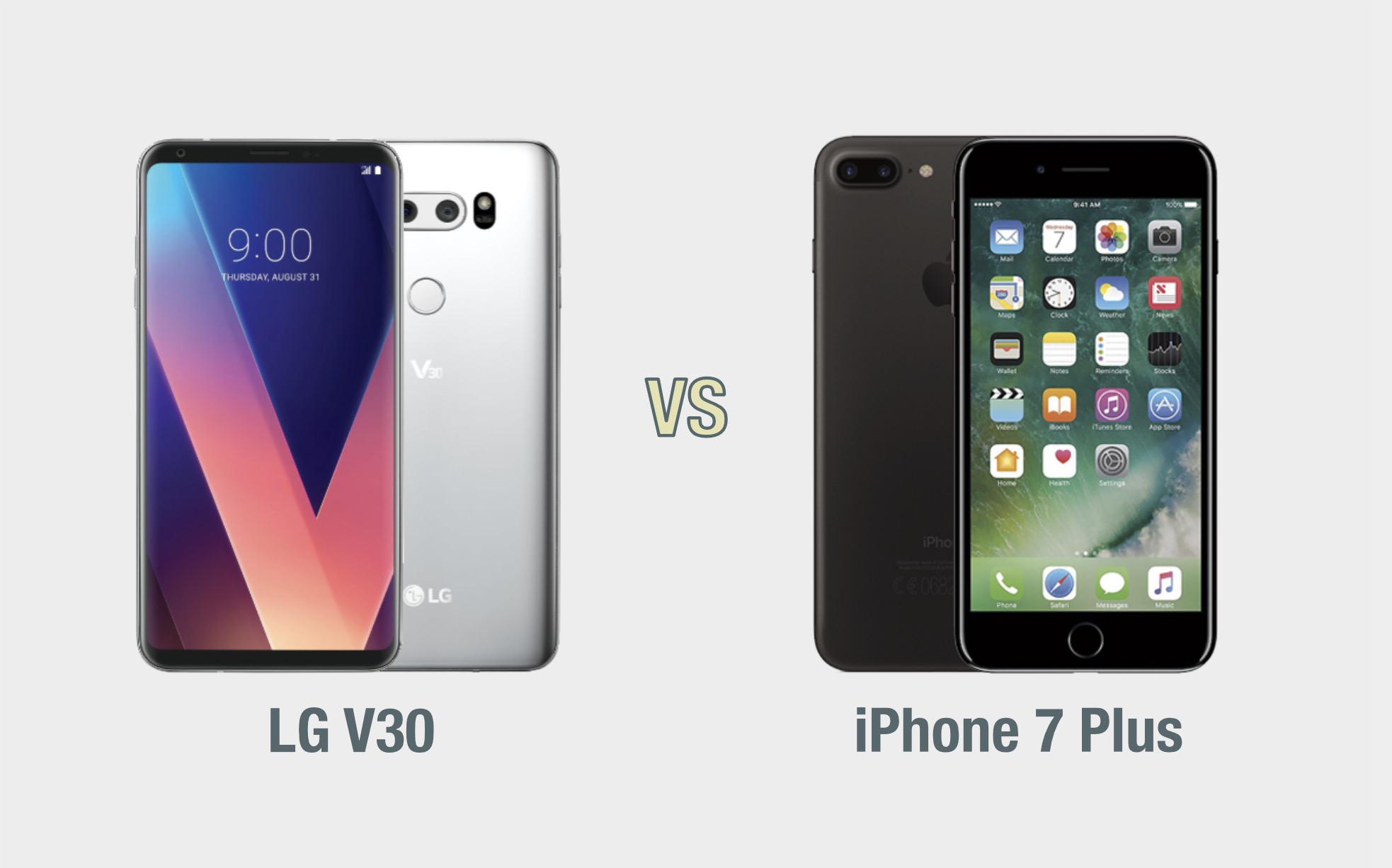 LG V30 vs iPhone 7 Plus