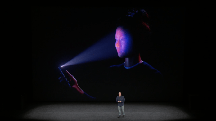 iPhone X riconoscimento volto