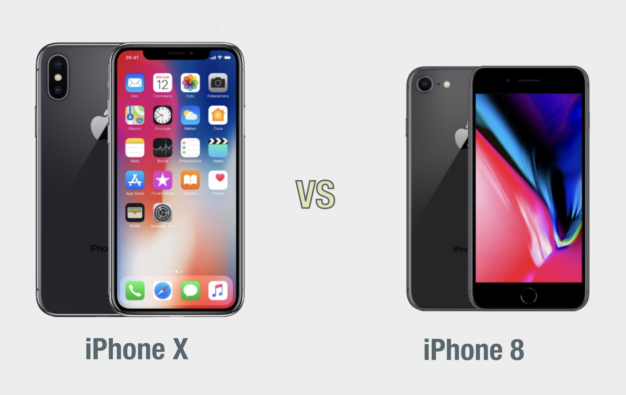 iPhone X vs iPhone 8
