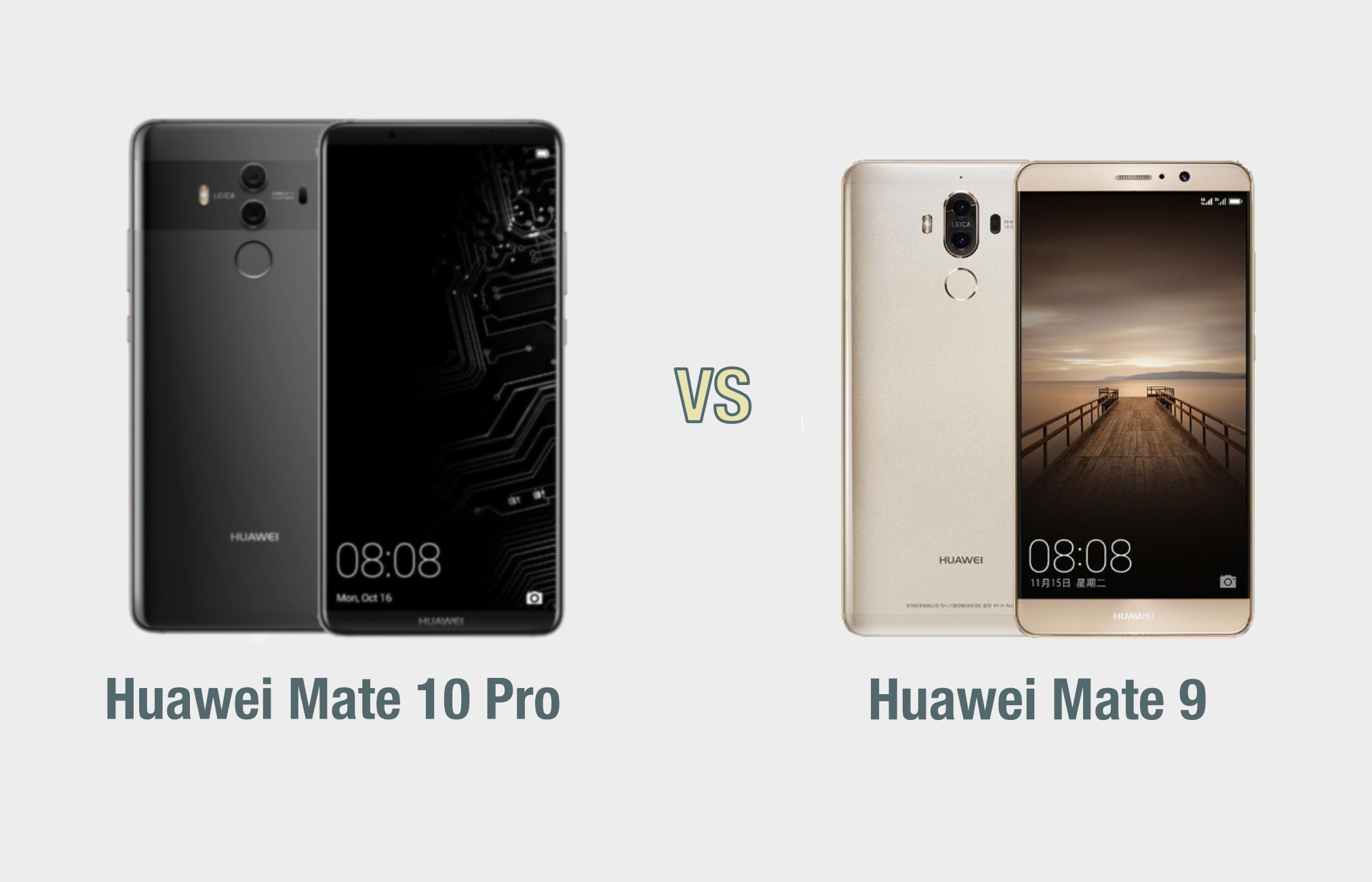 Huawei Mate 10 Pro vs Huawei Mate 9
