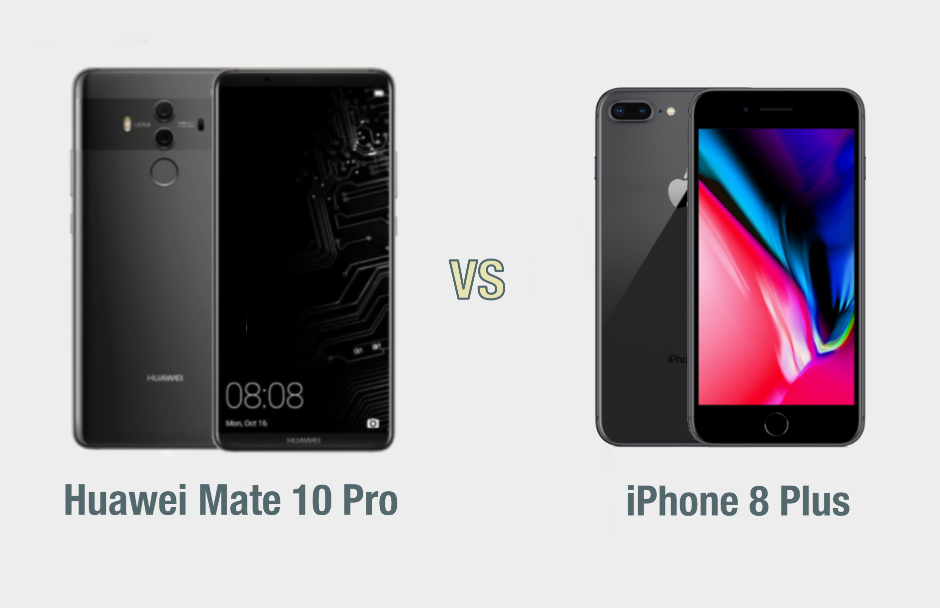 Huawei Mate 10 Pro vs iPhone 8 Plus