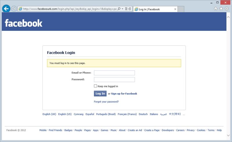 Facebook login accesso diretto - Tecnocino