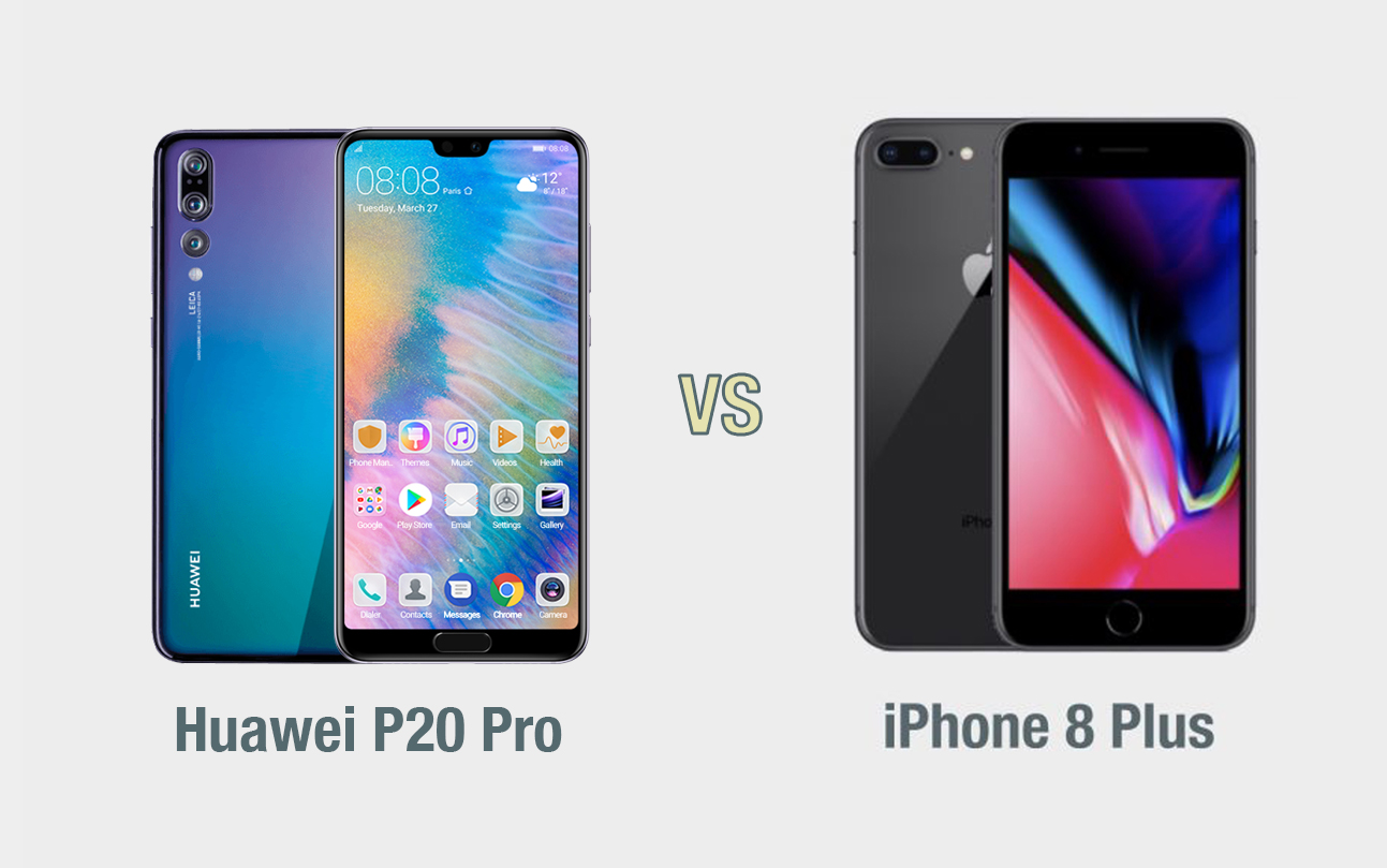 Huawei P20 Pro vs iPhone 8 Plus