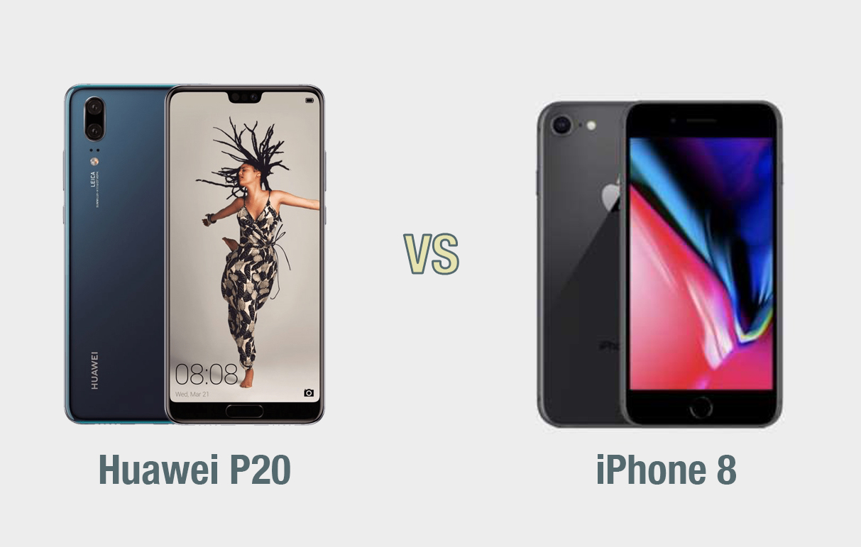 Huawei P20 vs iPhone 8