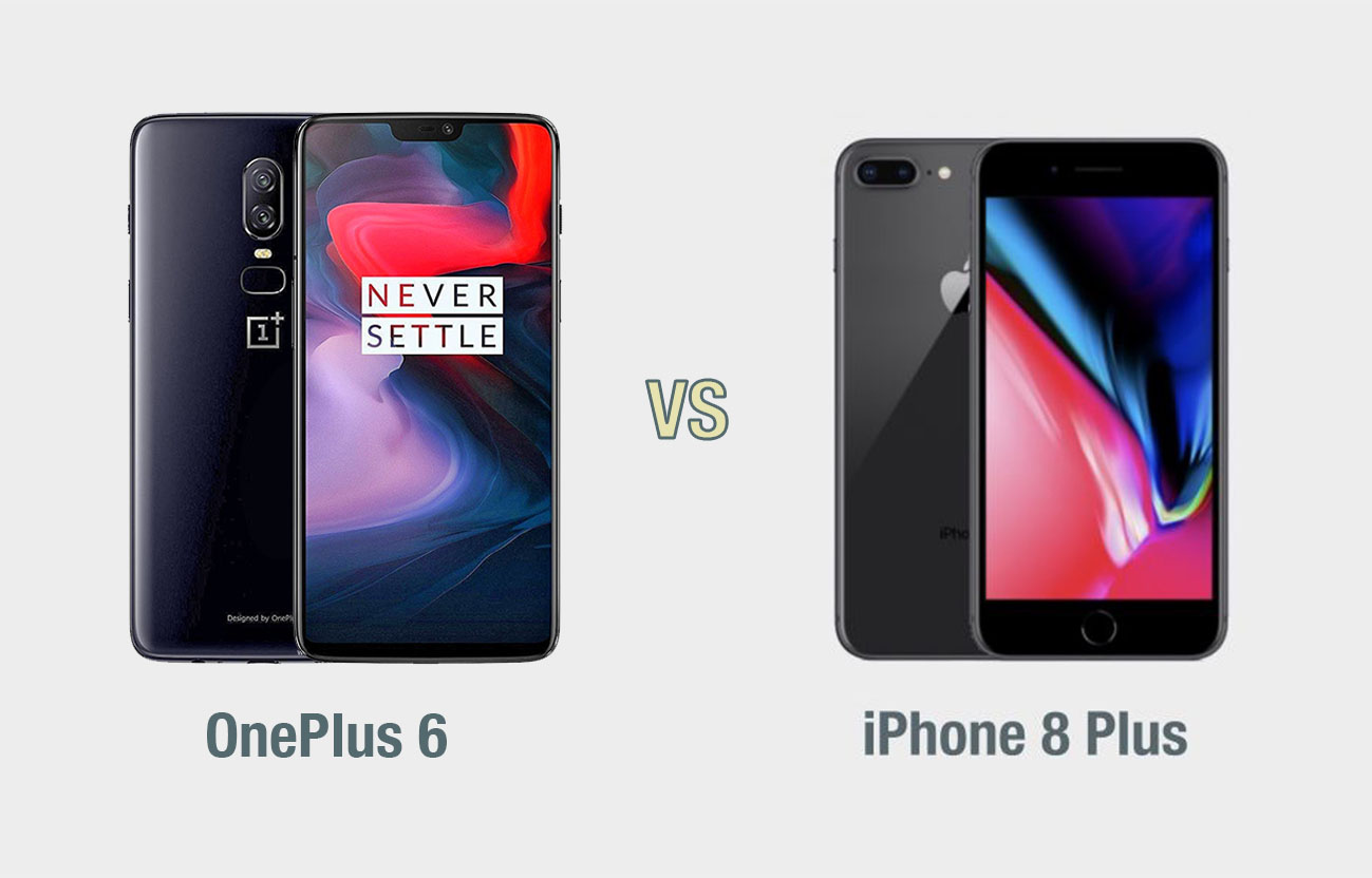 OnePlus 6 vs iPhone 8 Plus