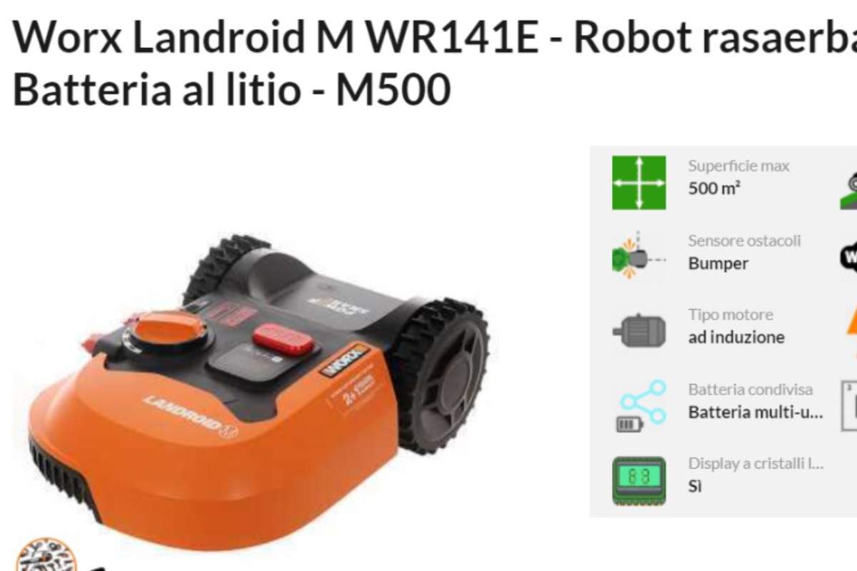 Robot rasaerba automatico in offerta