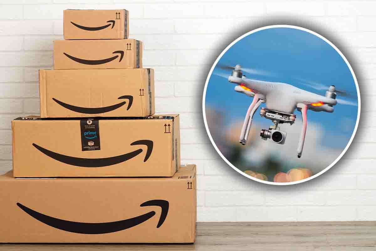 Amazon userà i droni per consegnare i pacchi ai clienti