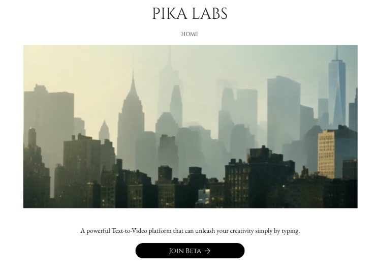 pika labs permette di creare video a partire dalle parole