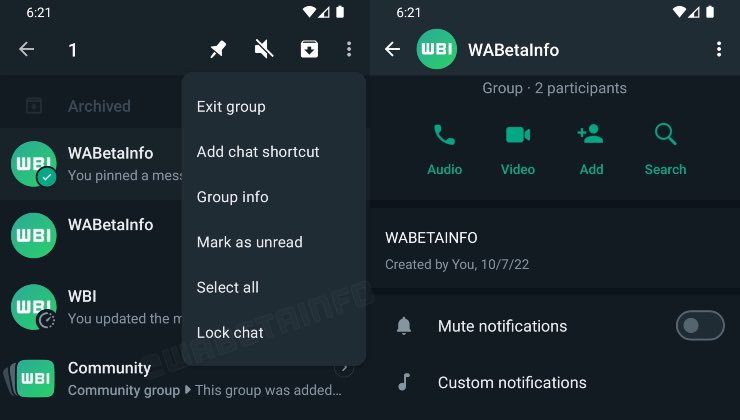 Ecco come bloccare le chat su WhatsApp tramite scorciatoia